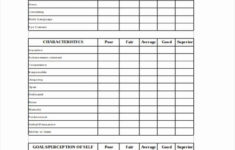 Employee Interview Evaluation Form Fresh Evaluation Forms