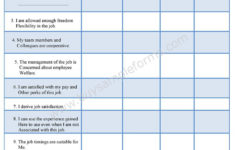 Employee Job Evaluation Form