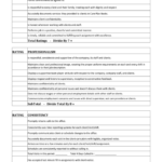Employee Performance Evaluation Form In Word And Pdf