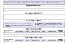 Employee Performance Evaluation Form Pdf