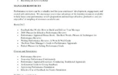 Employee Performance Review Comments Initiative