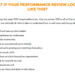 Employee Performance Review Questions Dando
