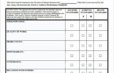 Employee Performance Review Template Pdf Best Of Employee