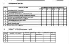 Evaluation Sheet Templates 9 Free Word PDF Format