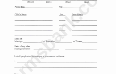 Fillable Custody Evaluation Questionnaire Template