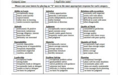 FREE 10 Employer Evaluation Forms In PDF Excel MS Word