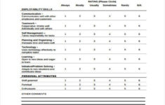 FREE 10 Employer Evaluation Forms In PDF Excel MS Word