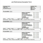 FREE 10 Job Performance Evaluation Templates In PDF