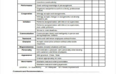 FREE 10 Performance Evaluation Forms In PDF MS Word Excel