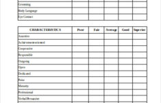 FREE 10 Sample Job Evaluation Forms In MS Word PDF