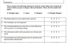 FREE 10 Sample Workshop Evaluation Forms In PDF