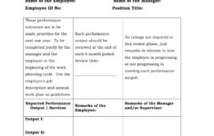 FREE 10 Work Review Forms In PDF MS Word