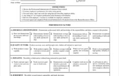 FREE 11 Sample Employee Evaluation Forms In PDF MS Word