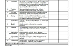 FREE 11 Sample Employee Review Forms In PDF MS Word Excel