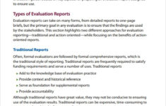 FREE 11 Sample Evaluation Reports In Google Docs MS