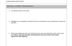 FREE 11 Sample Staff Appraisal Forms In PDF Excel MS Word