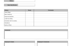 FREE 15 Forms For Employee Reviews In PDF MS Word