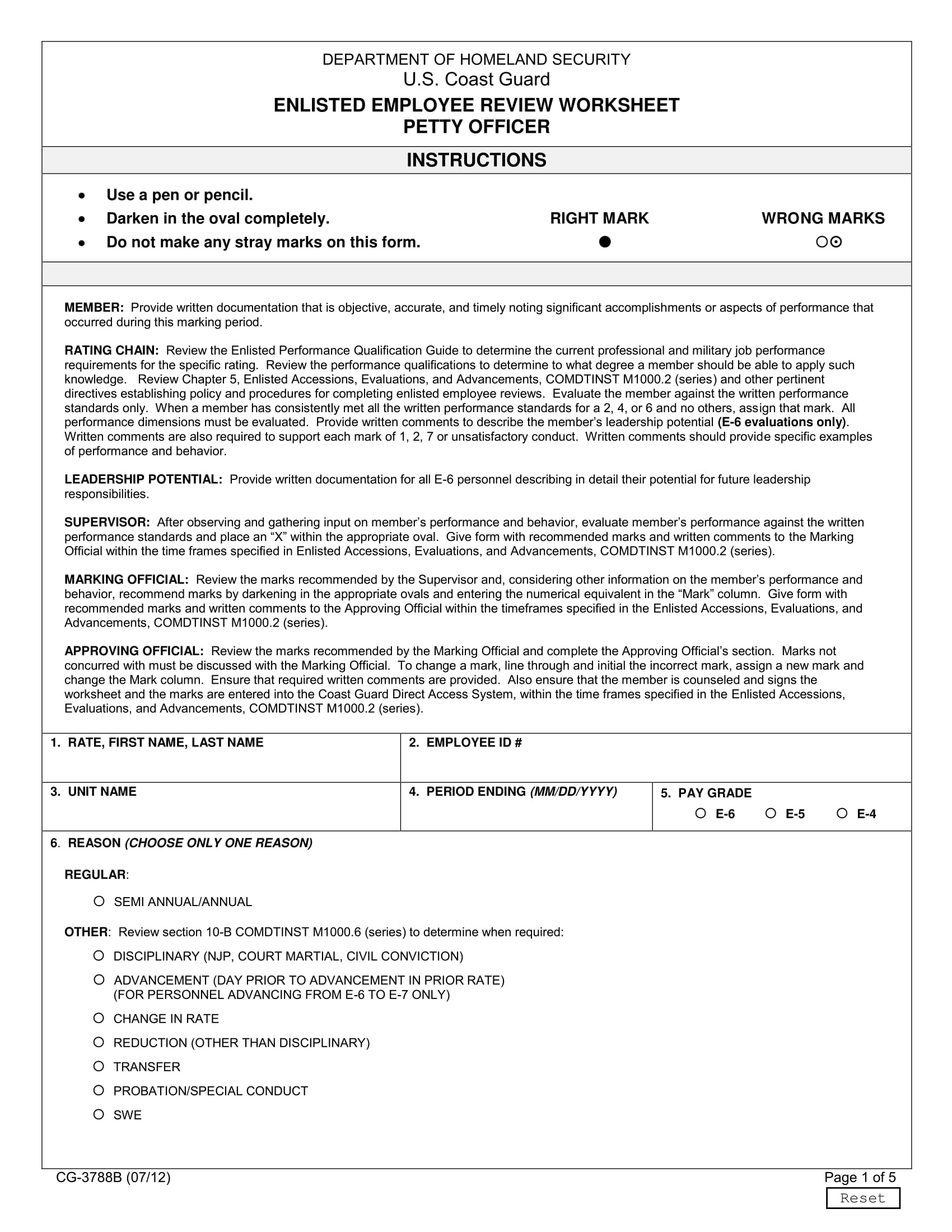 FREE 15 Forms For Employee Reviews In PDF MS Word