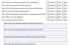 FREE 15 Sample Training Evaluation Forms In PDF