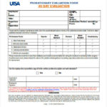 FREE 20 Employee Evaluation Forms In MS Word