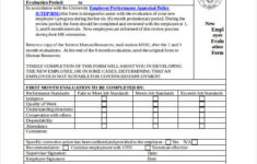 FREE 20 Employee Evaluation Forms In MS Word