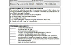 FREE 20 Employee Evaluation Forms In MS Word
