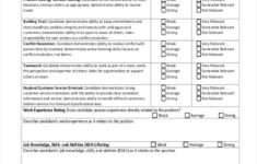 FREE 20 Interview Feedback Form Examples In PDF MS Word