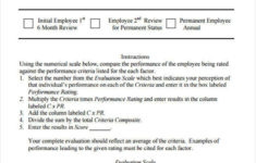 FREE 21 Employee Evaluation Form Samples Templates In
