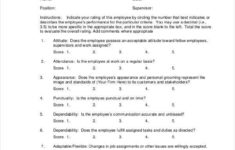 FREE 21 Employee Evaluation Form Samples Templates In