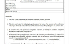 FREE 21 Training Evaluation Forms In PDF MS Word