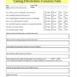 FREE 21 Training Evaluation Forms In PDF MS Word