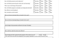 FREE 21 Training Evaluation Forms In PDF MS Word