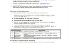 FREE 23 Sample Self Evaluation Forms In PDF MS Word Excel