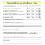FREE 26 Training Evaluation Forms In PDF MS Word
