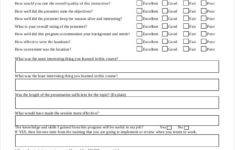 FREE 26 Training Evaluation Forms In PDF MS Word