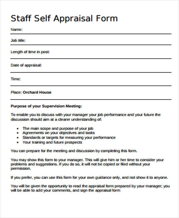 FREE 29 Appraisal Forms In PDF