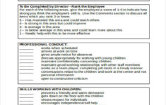FREE 29 Sample Employee Evaluation Forms In PDF MS Word