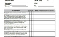 FREE 29 Sample Employee Evaluation Forms In PDF MS Word