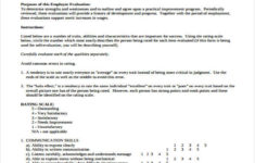 FREE 29 Sample Employee Evaluation Forms In PDF MS Word