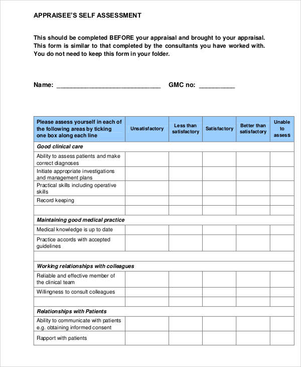 FREE 30 Appraisal Forms In PDF