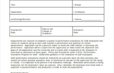 FREE 36 Printable Employee Evaluation Forms In PDF MS