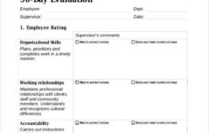 FREE 41 Sample Employee Evaluation Forms In PDF