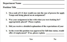 FREE 41 Sample Employee Evaluation Forms In PDF