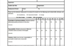 FREE 41 Sample Employee Evaluation Forms In PDF