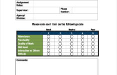 FREE 41 Sample Employee Evaluation Forms In PDF