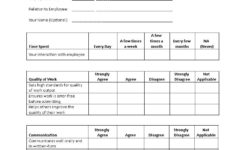 FREE 5 360 Degree Feedback Forms In PDF MS Word
