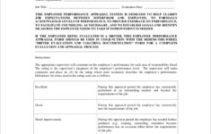 FREE 6 Sample Performance Appraisal In MS Word PDF