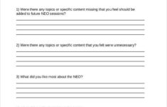 FREE 60 Sample Survey Forms In MS Word PDF