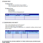 FREE 7 Evaluation Plan Templates In MS Word PDF
