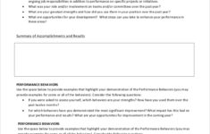 FREE 7 Sample Employee Review Templates In MS Word PDF